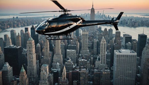 Découvrez New York autrement : votre vol en hélicoptère rêvé