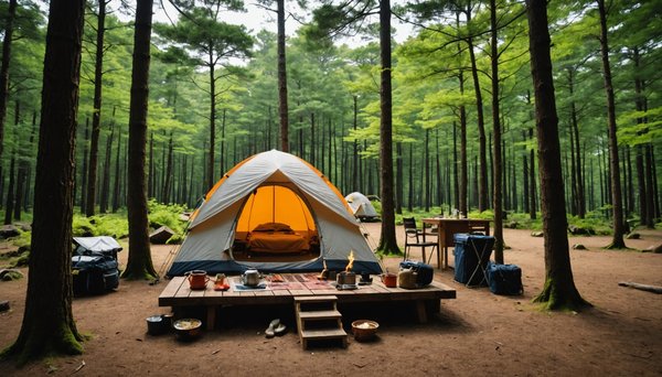 Essentiels pour un camping mémorable au japon : notre guide